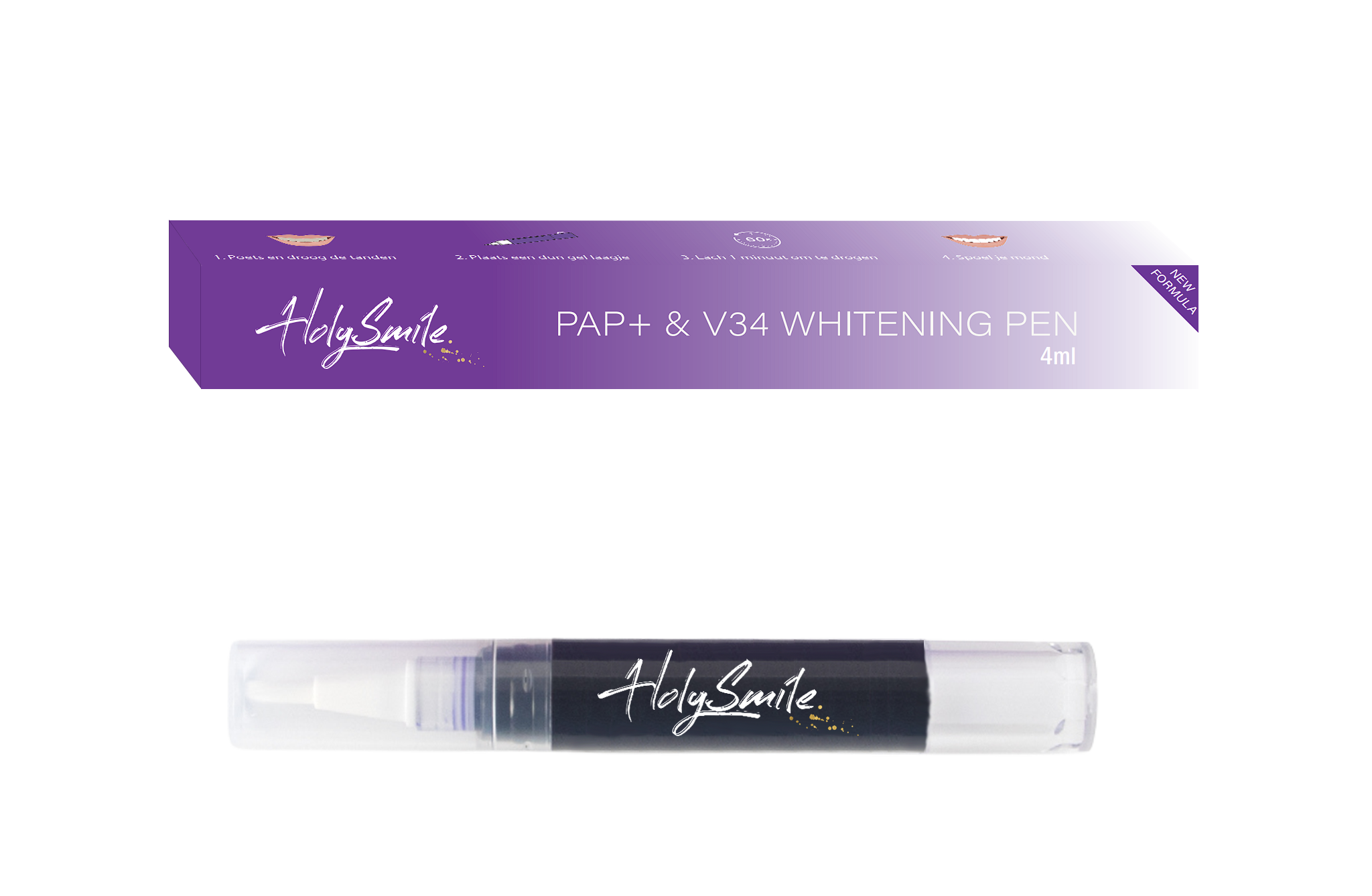 Whitening Strips & Pen Bundle voor een ultiem wit gebit Holysmile